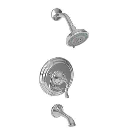 Newport Brass Tub and Shower Trim Set, Polished Chrome, Wall 3-982BP/26